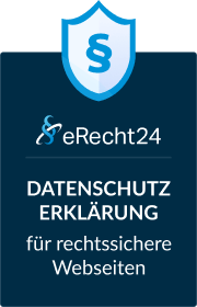 eRecht24 Datenschutzerklärung-Siegel